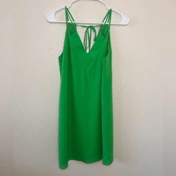 CECE BY CYNTHIA STEFFE NEON GREEN DRESS SIZE 4 - Picture 3 of 10